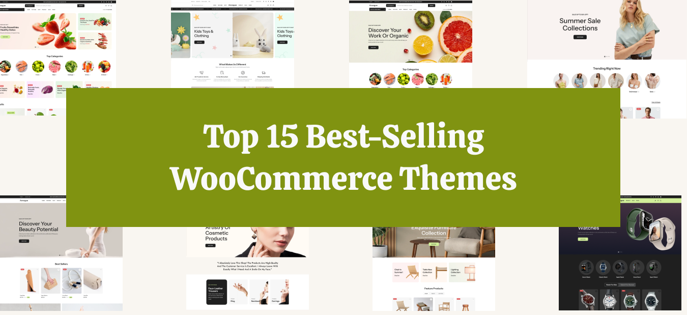 Top 15 Best-Selling WooCommerce Themes