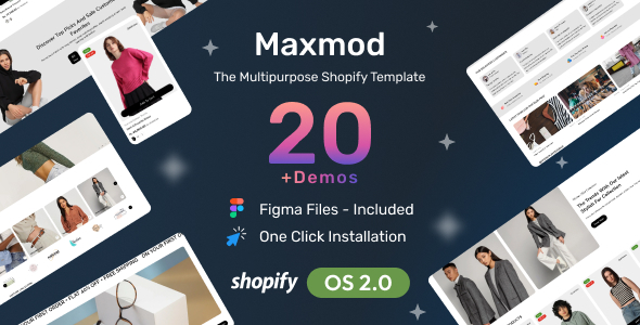 3. Maxmod - Multipurpose Shopify 2.0 Theme