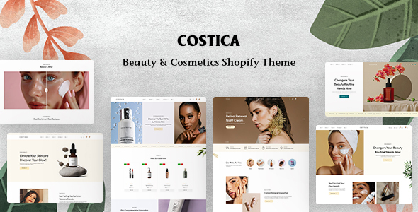 6. Costica - Beauty & Cosmetics Shopify Theme