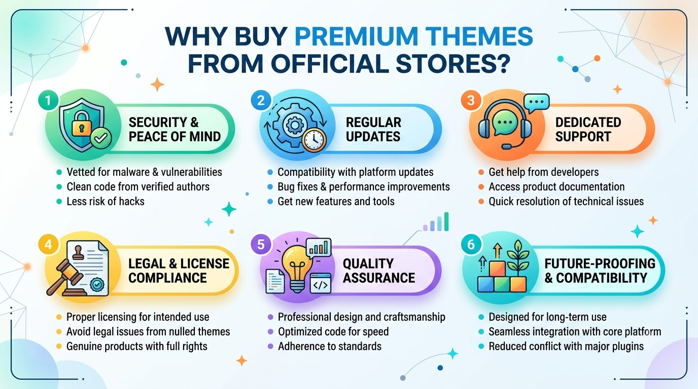 Premium Themes from Official Stores